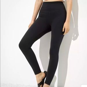 Black American eagle high waisted leggings